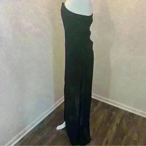 Windsor Black Hi-Lo Formal Dress Size 7/8 - Picture 3 of 6